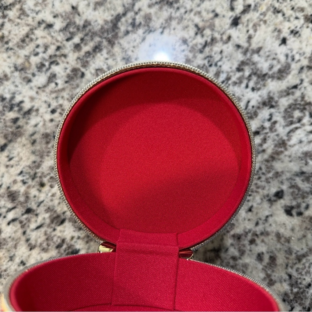 Dior Beauty Red and Gold Jewelry Zip Case - Picture 5 of 9